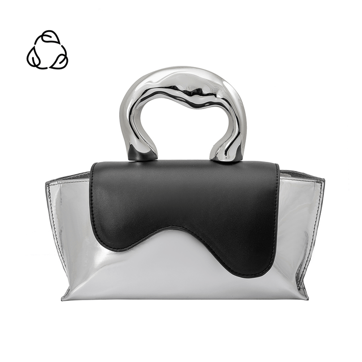 Akari Black Recycled Vegan Top Handle BagHand BagYN7725K