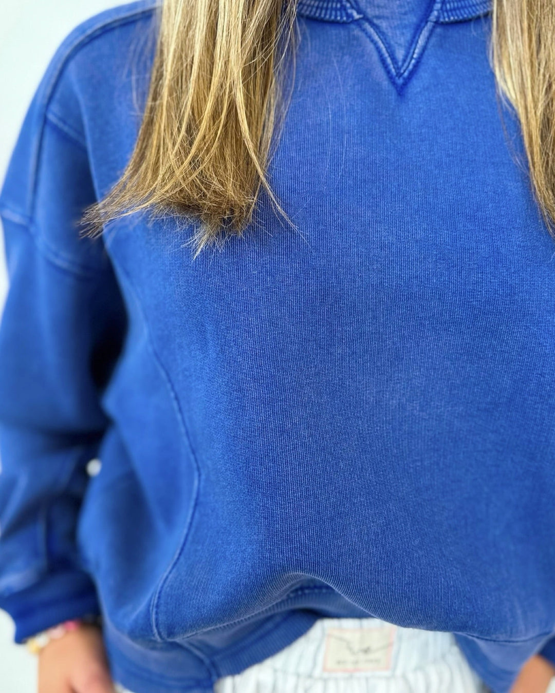 Alayna Long Sleeve Semi Cropped Pulloverpullover