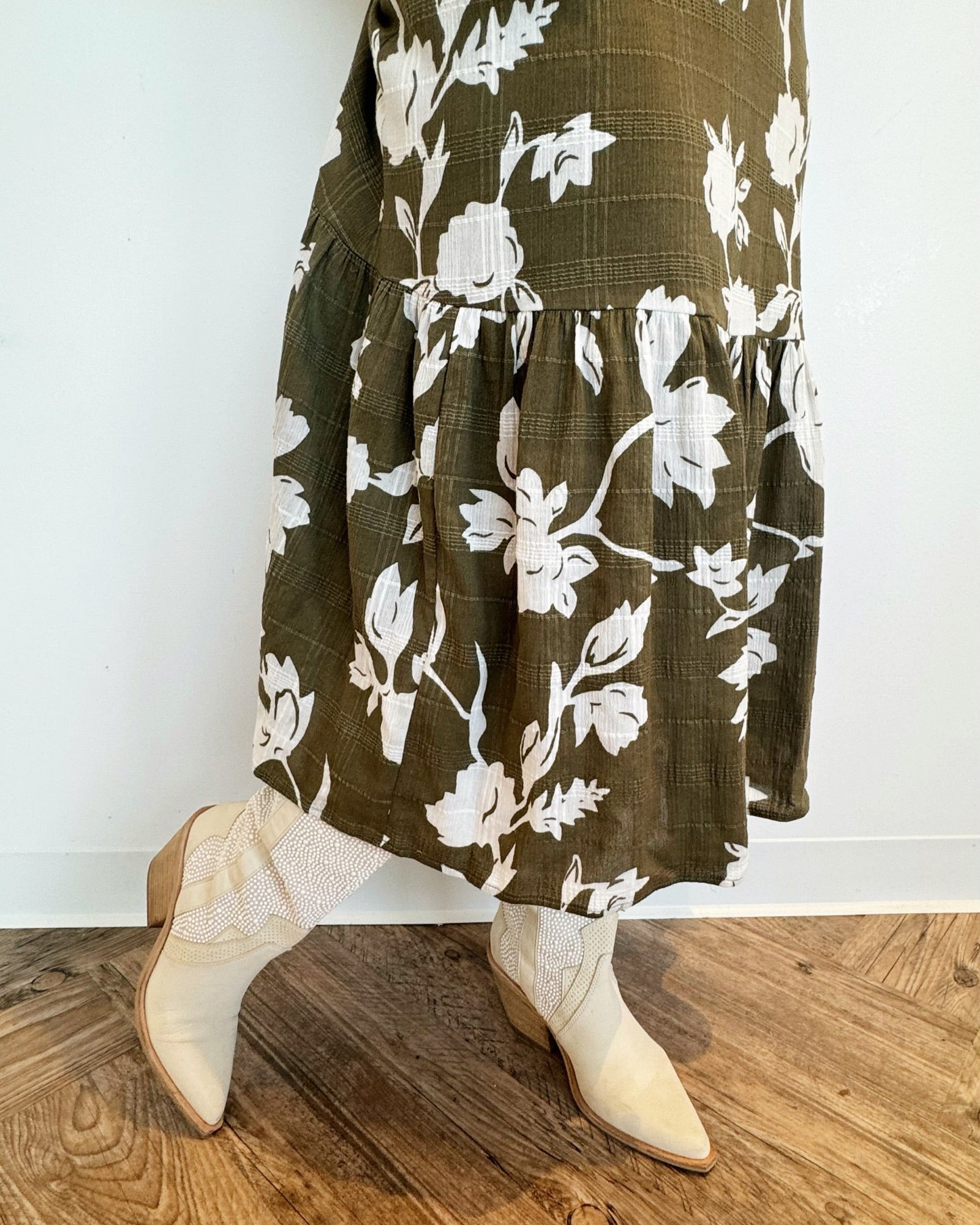 Ambretta Printed SundressMidi Dress