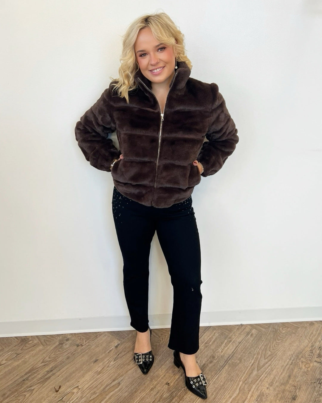 Amethyst Faux Fur JacketJacket