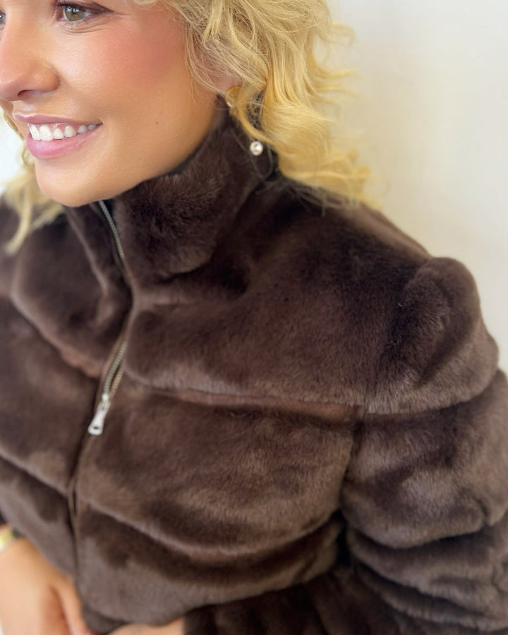 Amethyst Faux Fur JacketJacket