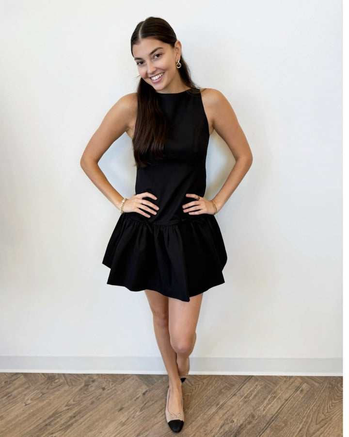 Amiri Sleeveless Mini Dress with Bow Detailmini dress