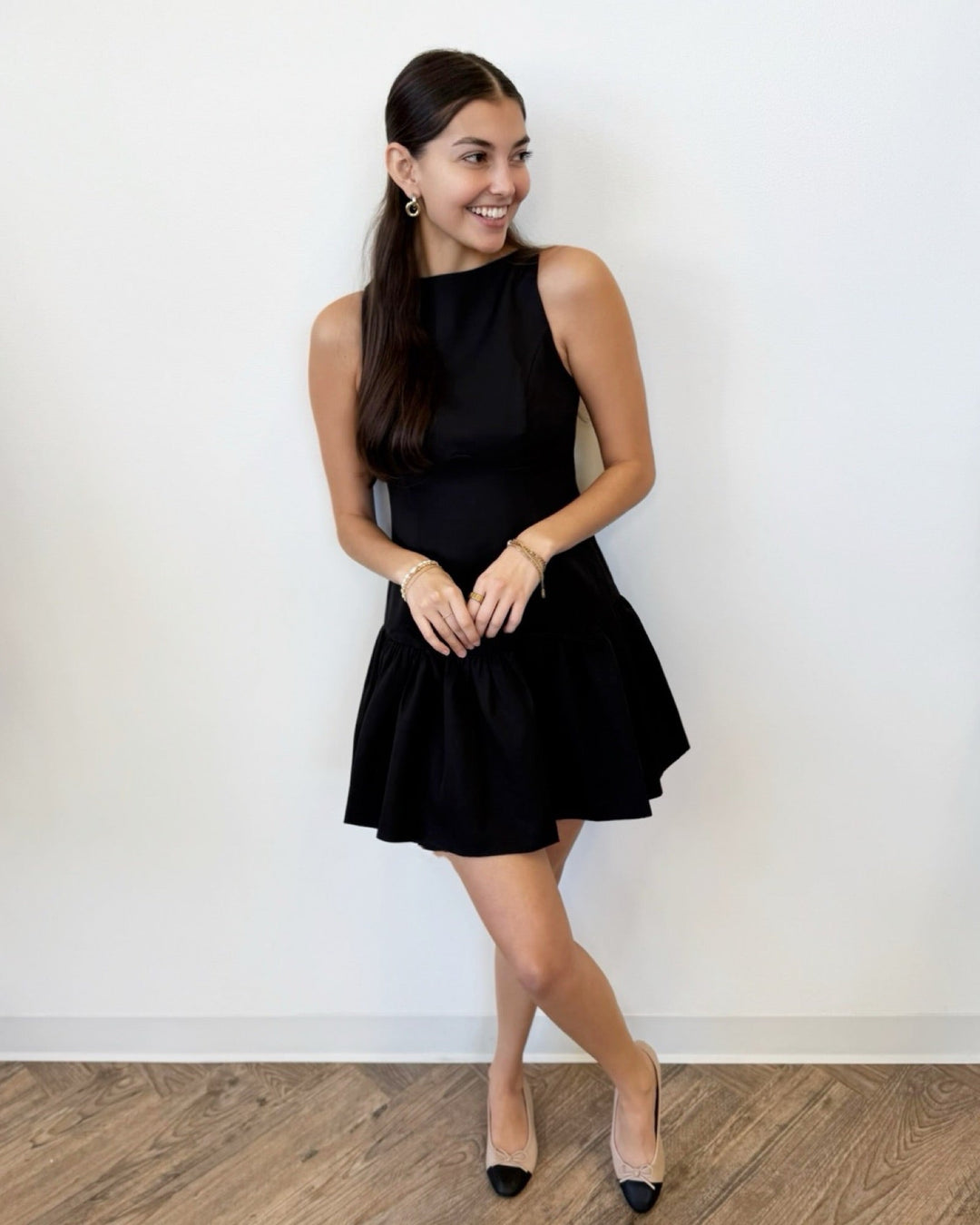 Amiri Sleeveless Mini Dress with Bow Detailmini dress