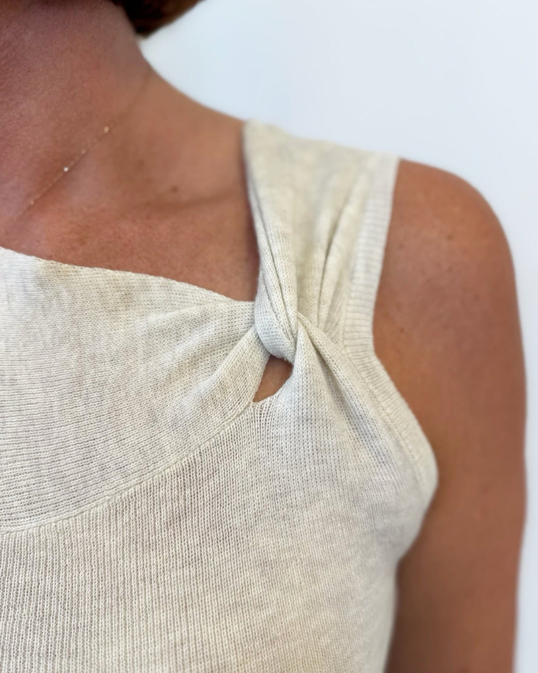 Amos Sleeveless Knit Tankknit top