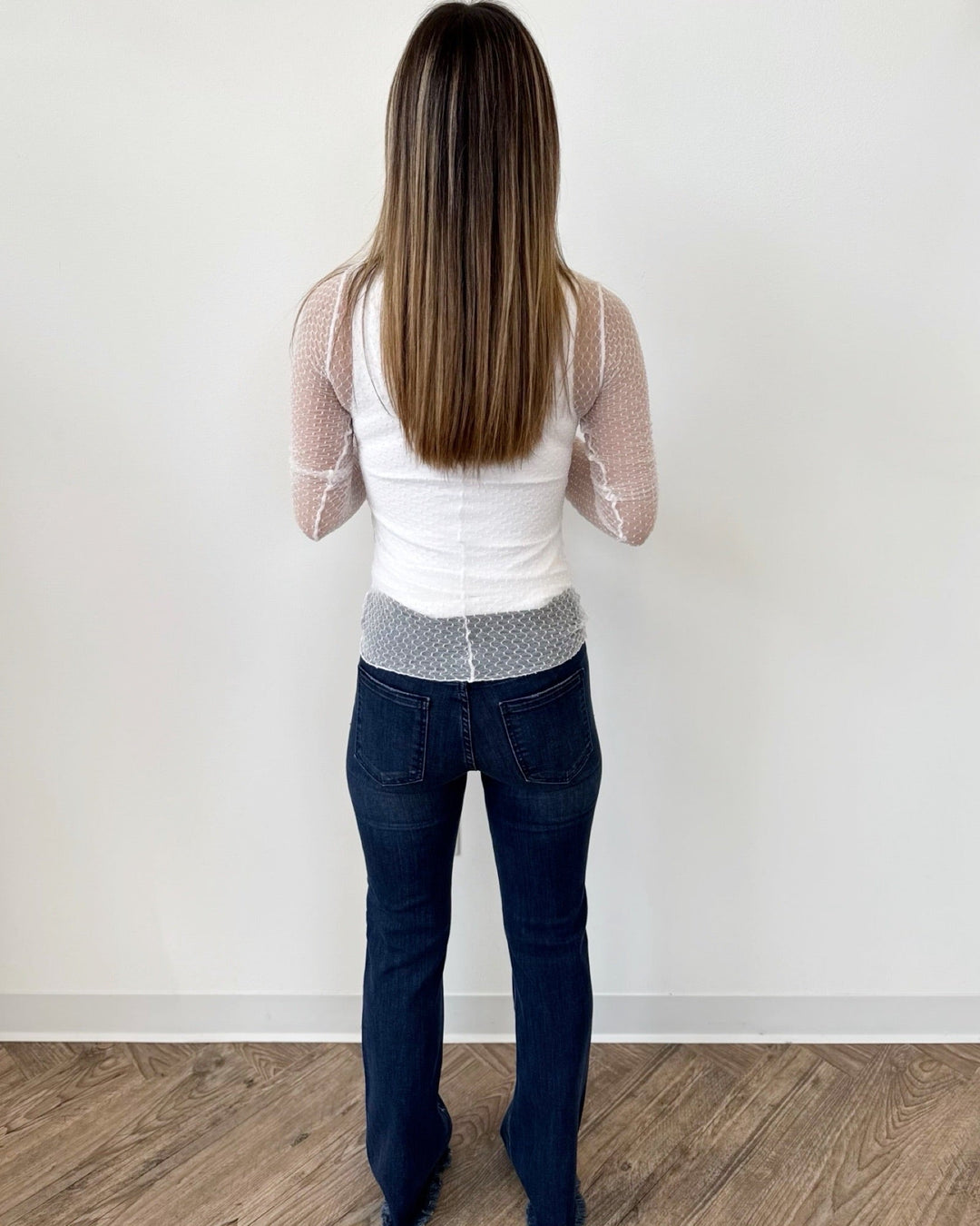Anderson Textured Long Sleeve Layering TopTop