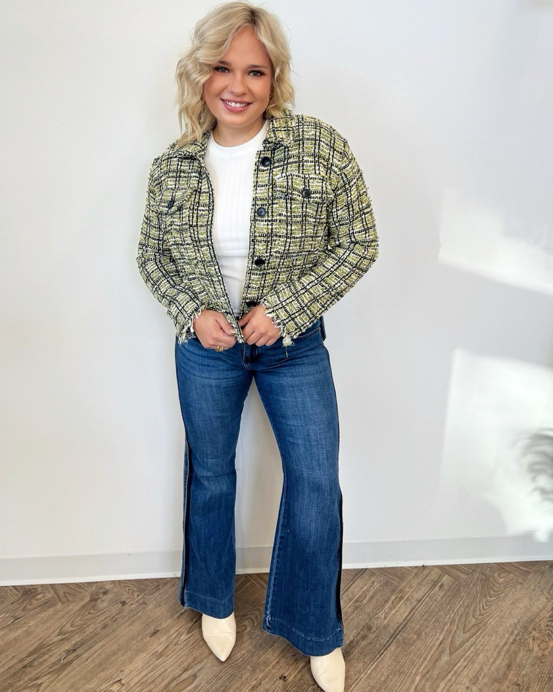Annika Tweed Cropped JacketLM1C15BC6