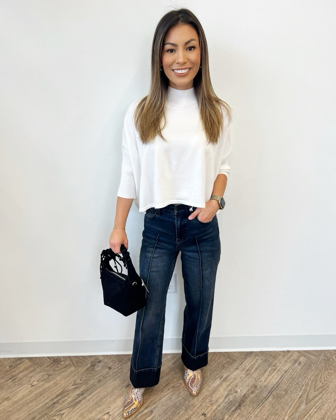 Aria Cropped Straight DenimDenim Jeans