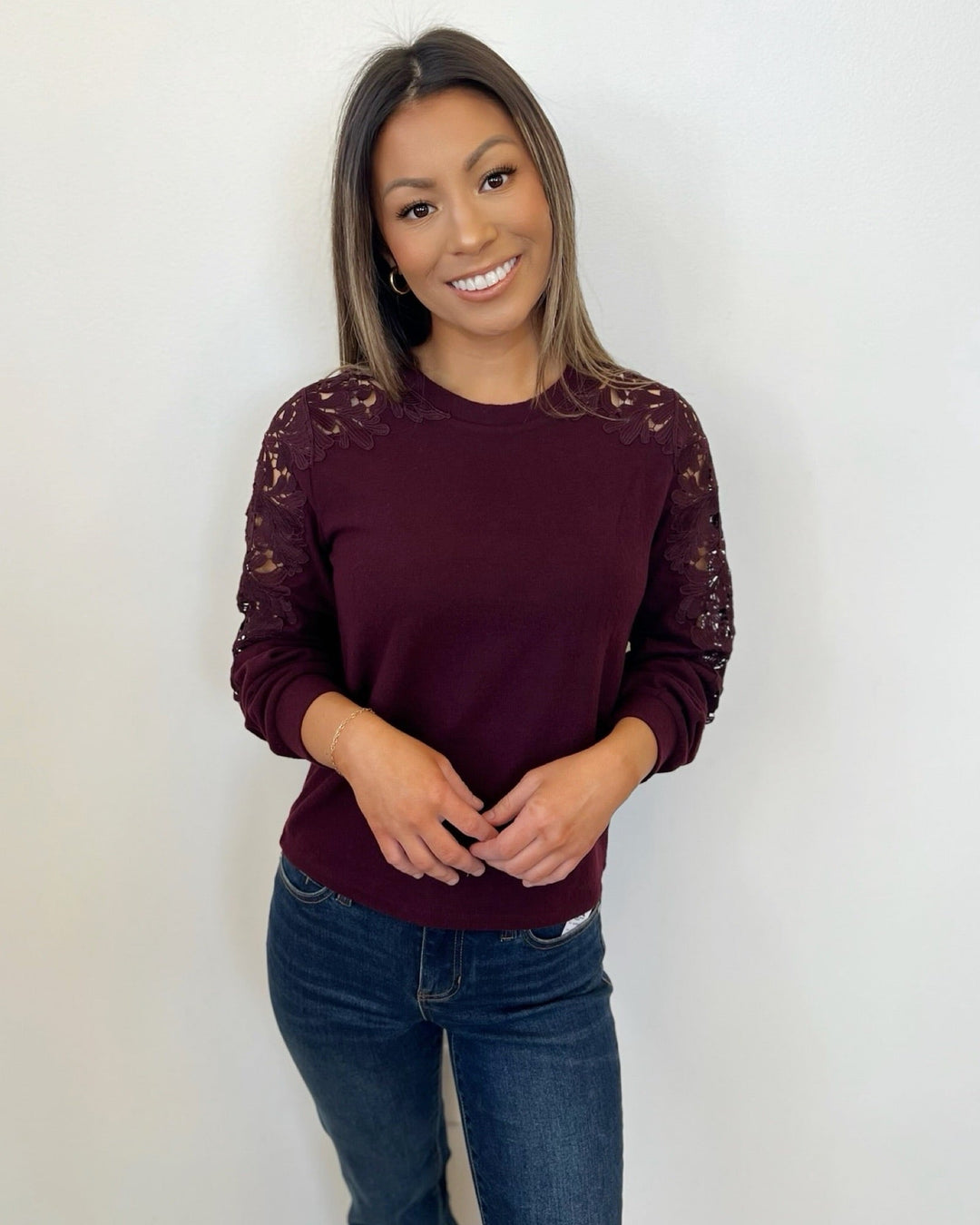 Astor Lace SweaterLM8H89KN20