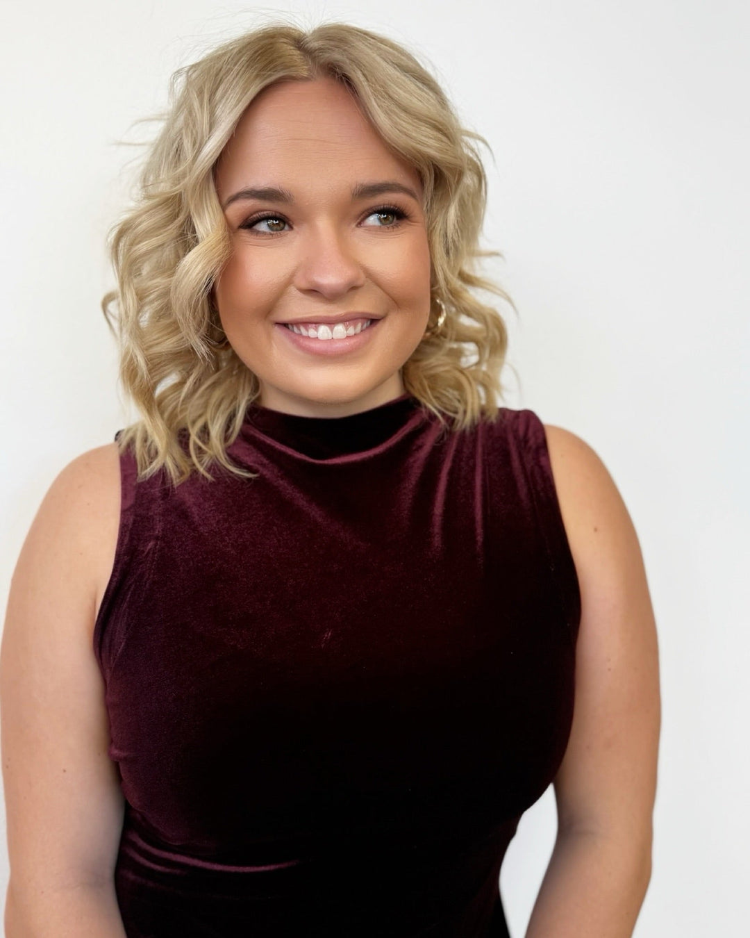 Atonia Ruched Velvet Midi DressDress