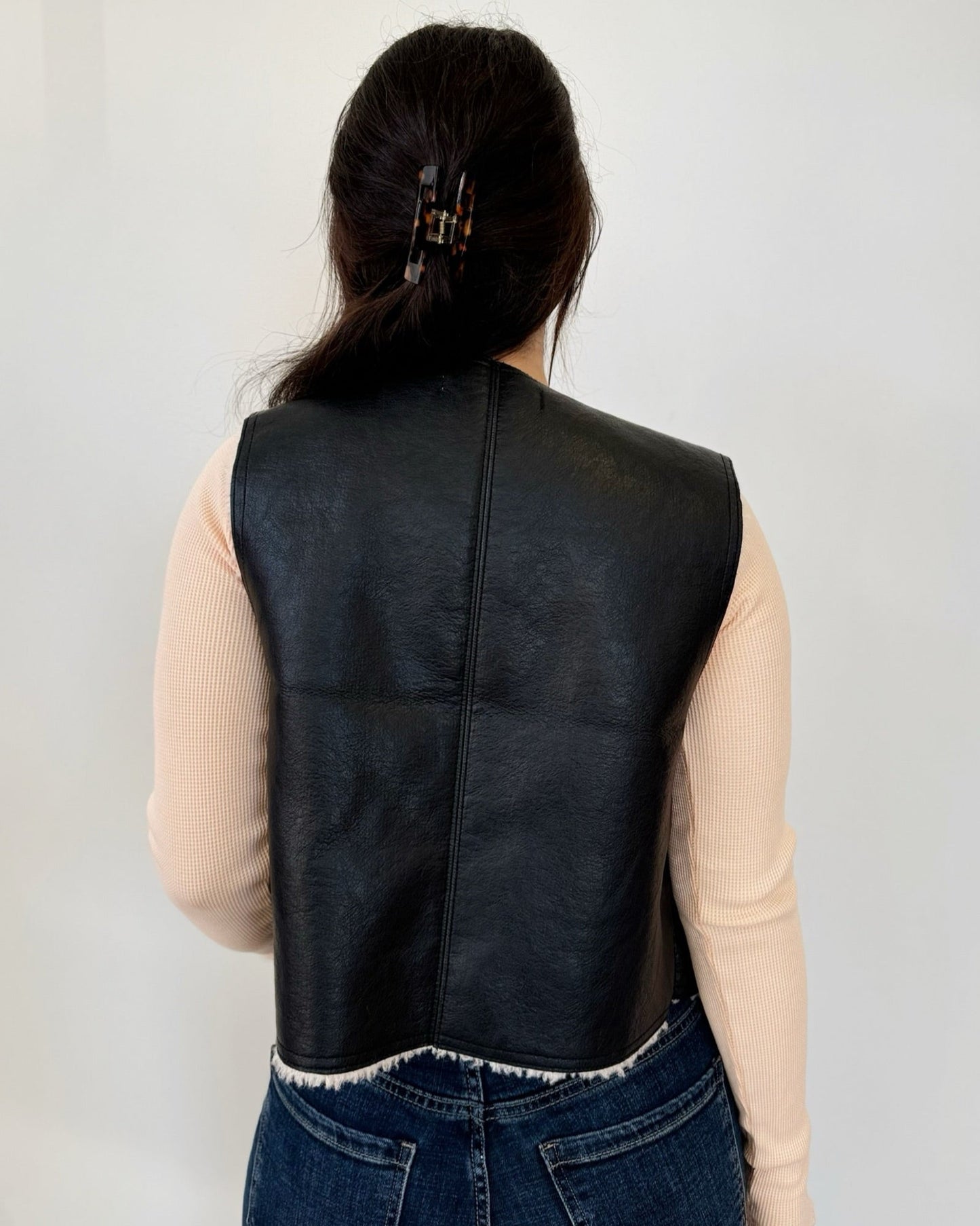 Aurelia Leather Vestvest