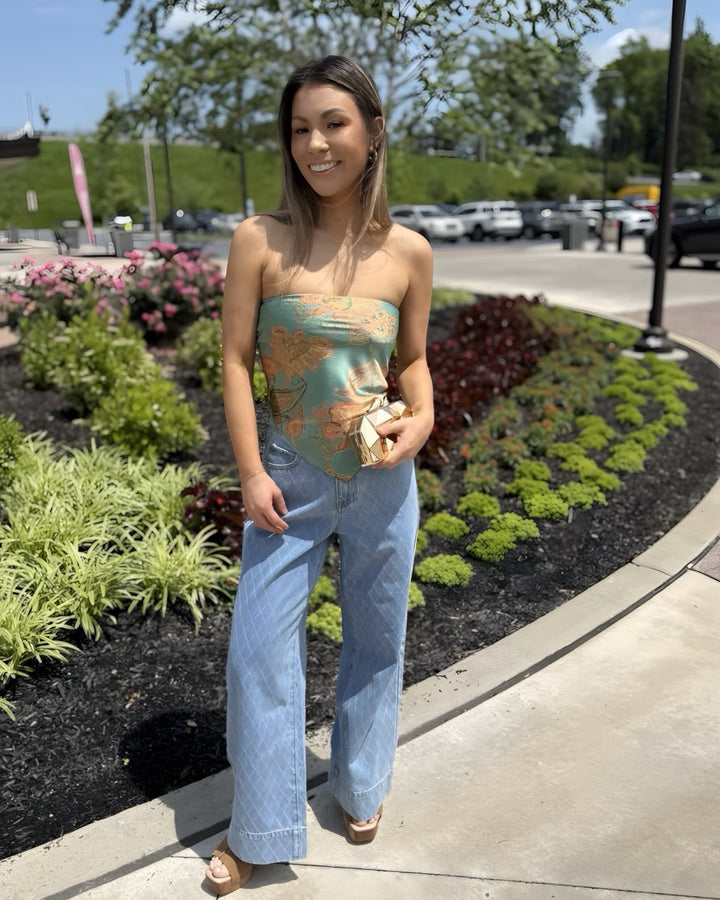 Azure Bandana Tube Toptube top