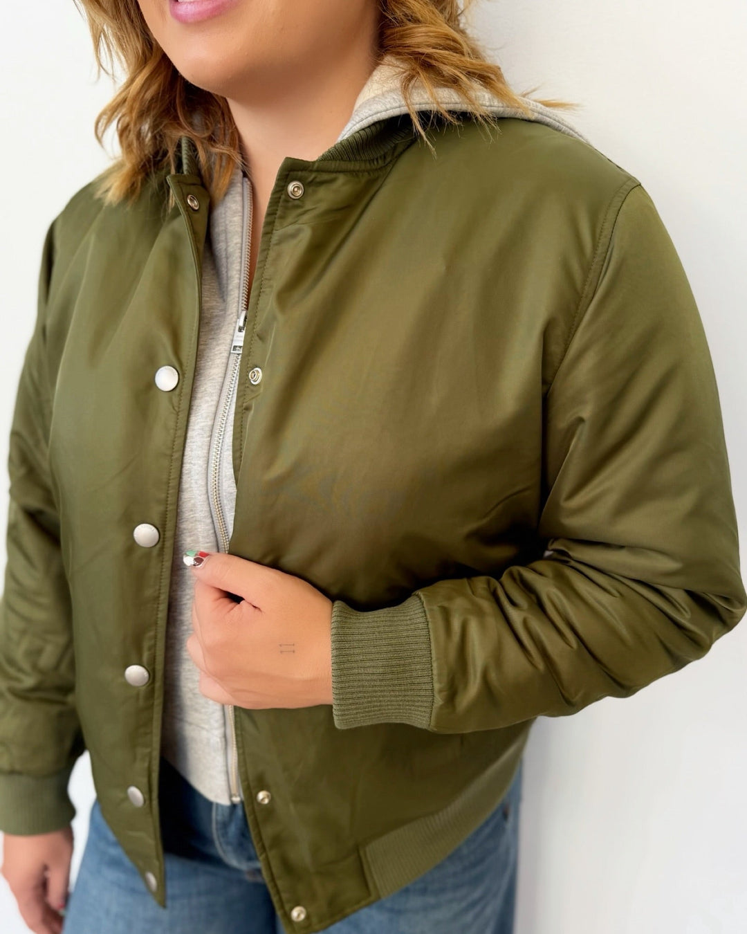 Bailey Bomber with Removable Hoodjacket