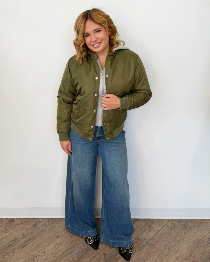 Bailey Bomber with Removable Hoodjacket