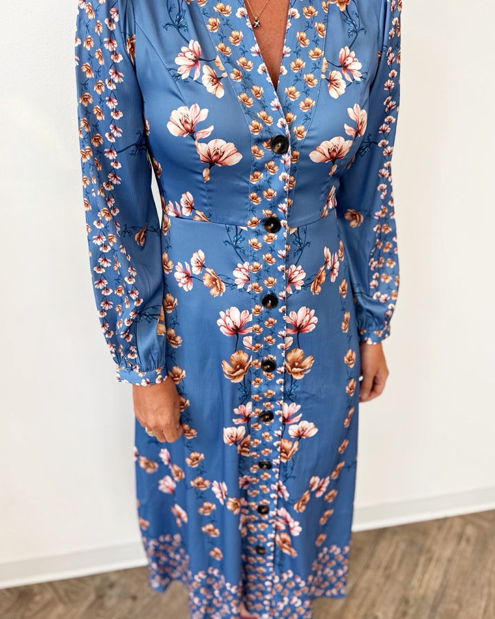 Barletta Long Sleeve Button Front DressDress