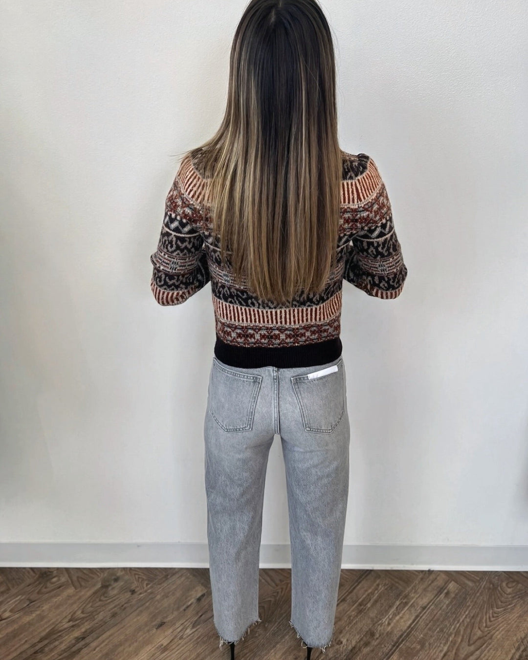 Beatrice Jacquard Knit CardiganCardigan