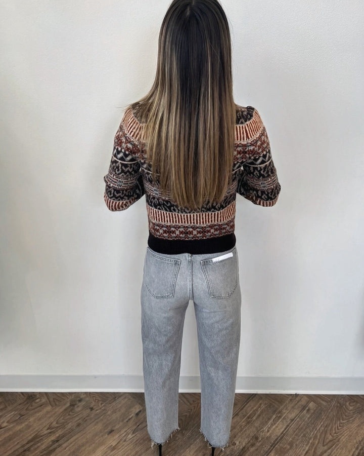 Beatrice Jacquard Knit CardiganCardigan