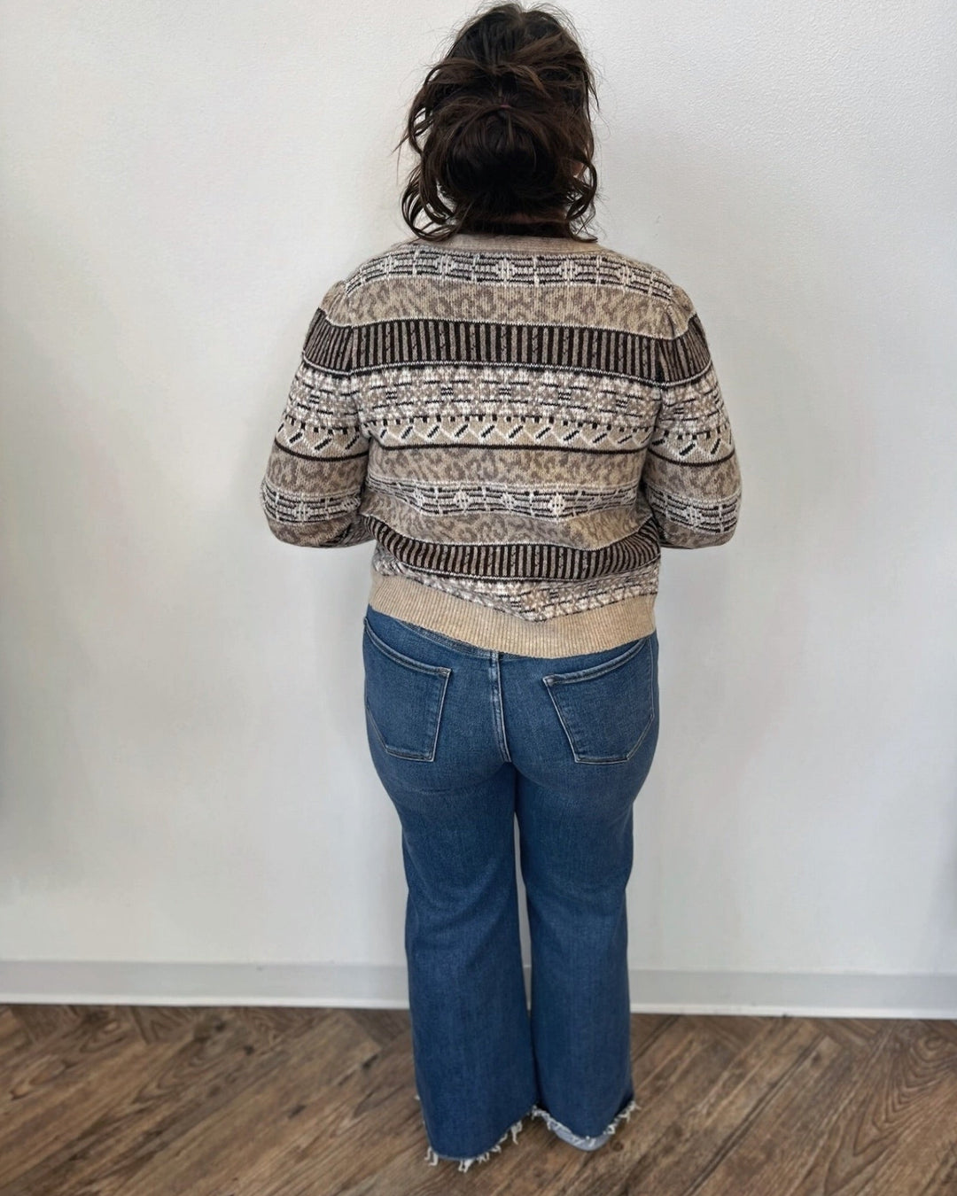 Beatrice Jacquard Knit CardiganCardigan