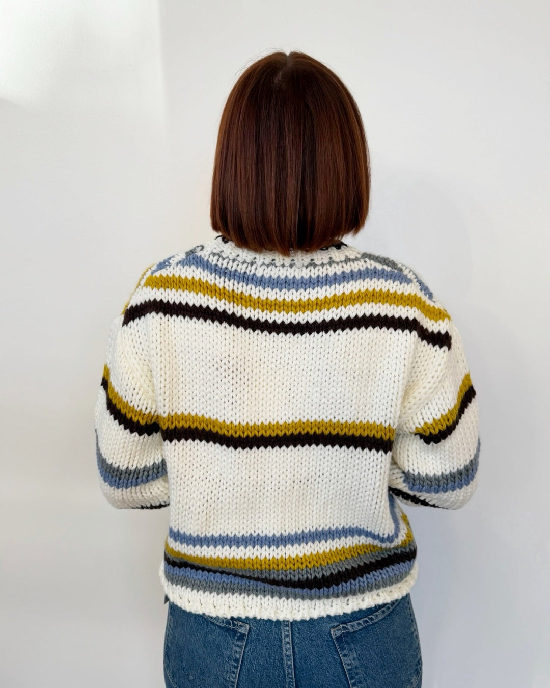 Becky Striped Sweaterlong sleeve knit