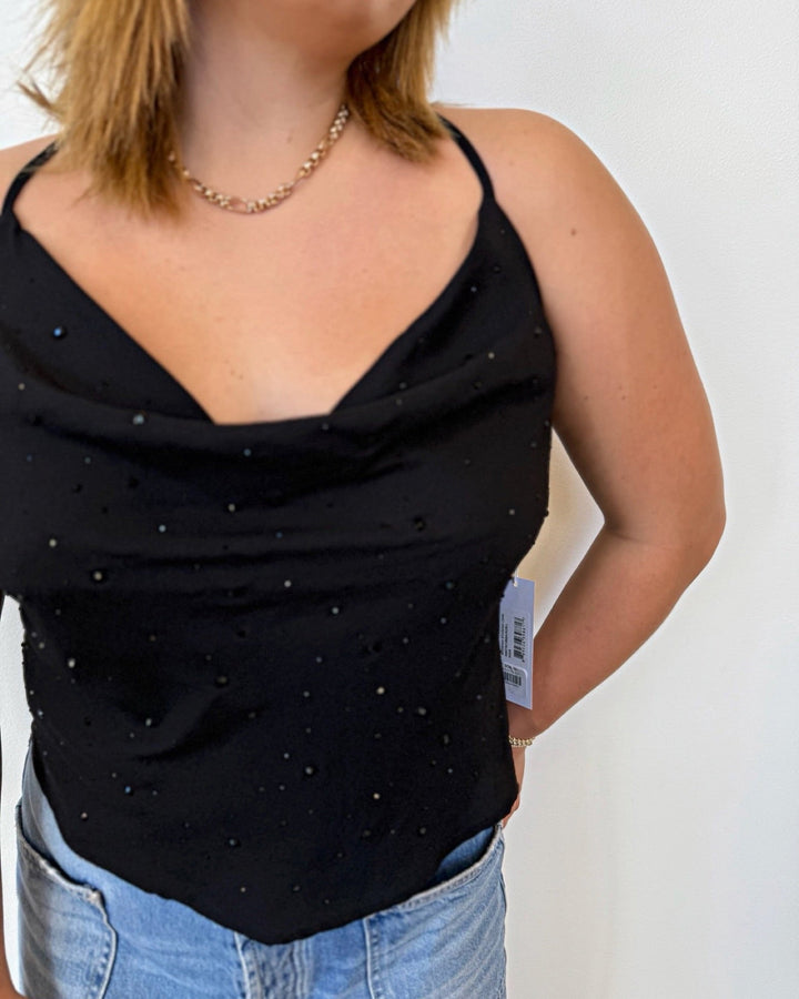 Bishop + Young Audrina Studded Camisleeveless top
