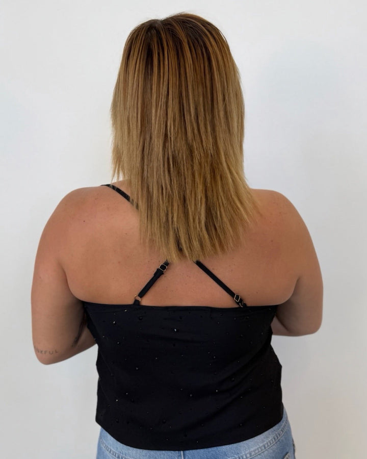 Bishop + Young Audrina Studded Camisleeveless top
