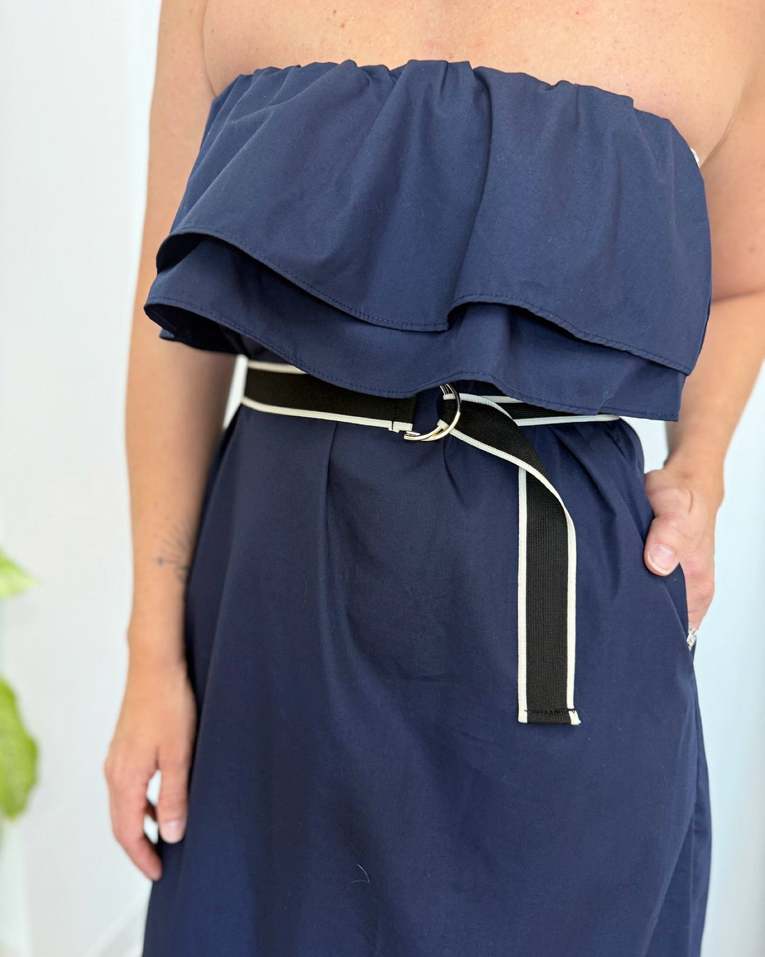Bishop + Young Como Strapless Dressstrapless maxi dress