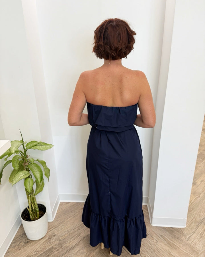 Bishop + Young Como Strapless Dressstrapless maxi dress