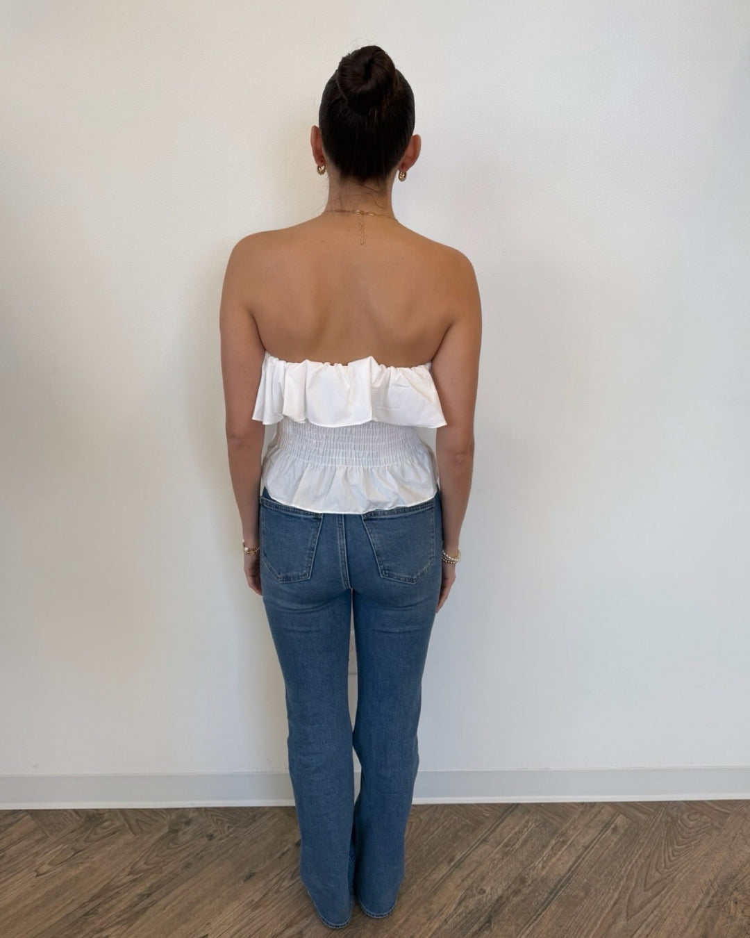 Bishop + Young Isabelle Strapless Tiered Topstrapless top