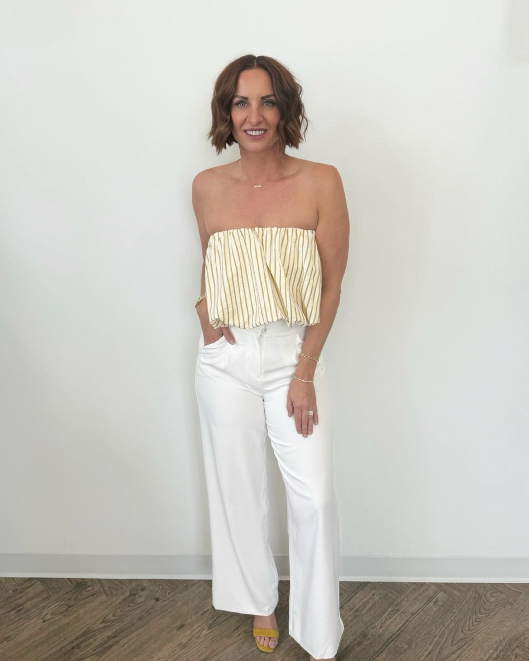 Bishop + Young Serene Bubble Topstrapless top