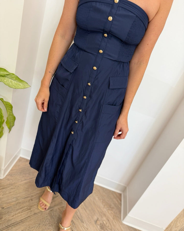 Bishop + Young Tropez Strapless Dressstrapless midi dress