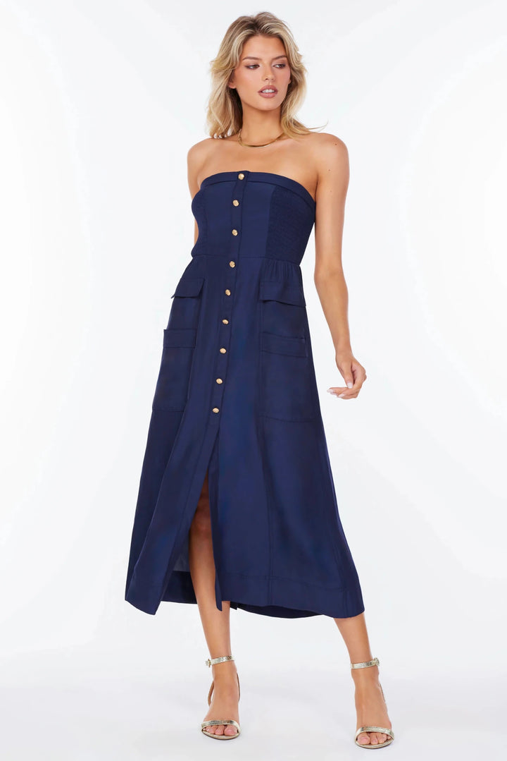 Bishop + Young Tropez Strapless Dressstrapless midi dress