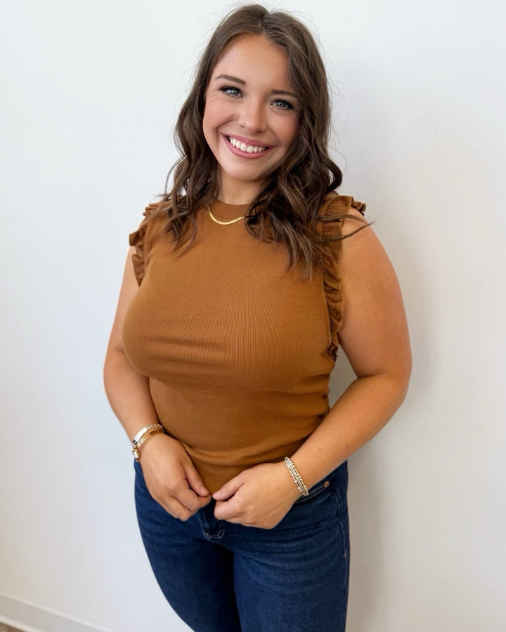 Blanca Ruffle Sleeve TopTop