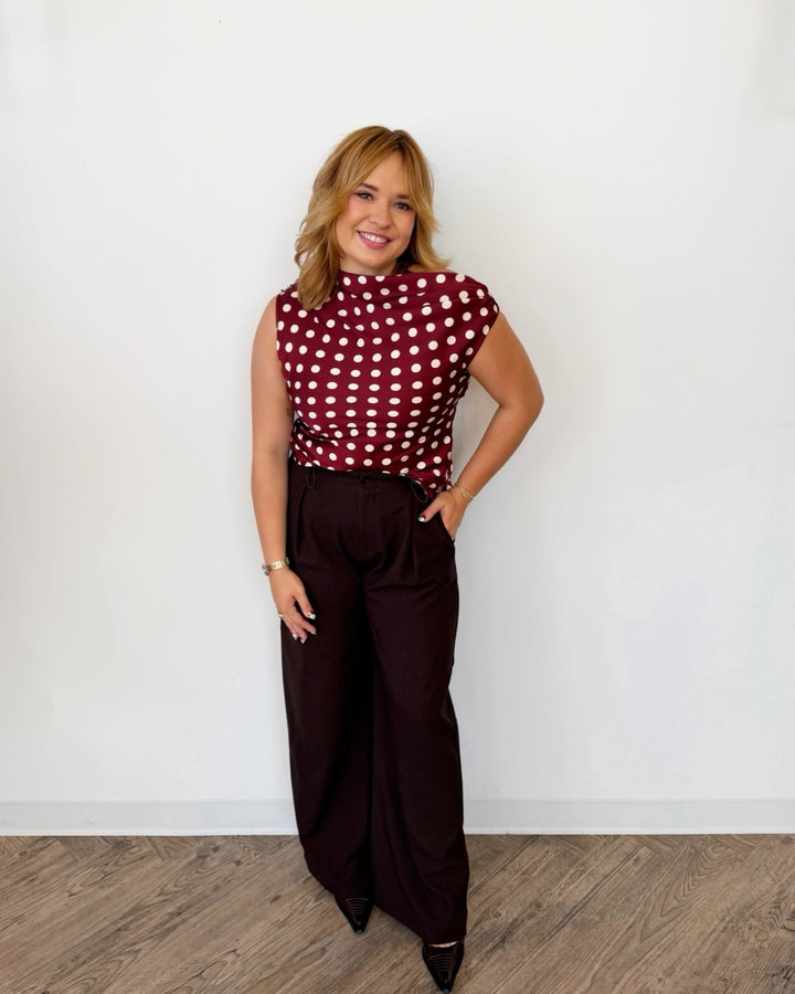 Bobbie Asymmetrical Topsleeveless top