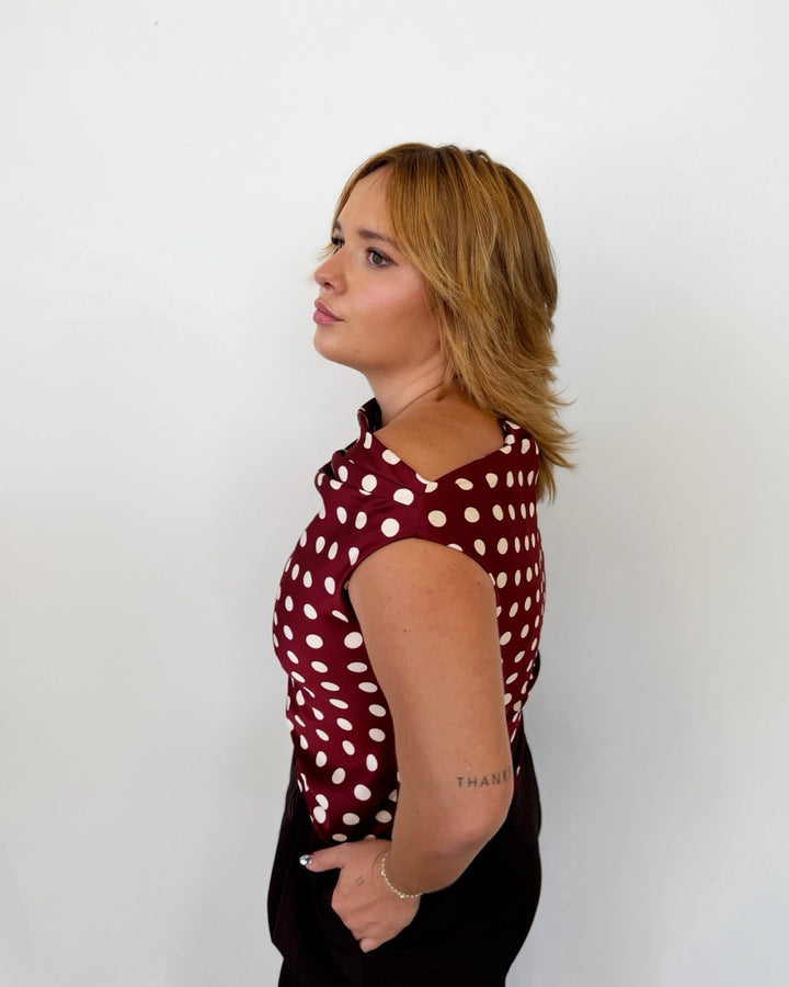 Bobbie Asymmetrical Topsleeveless top