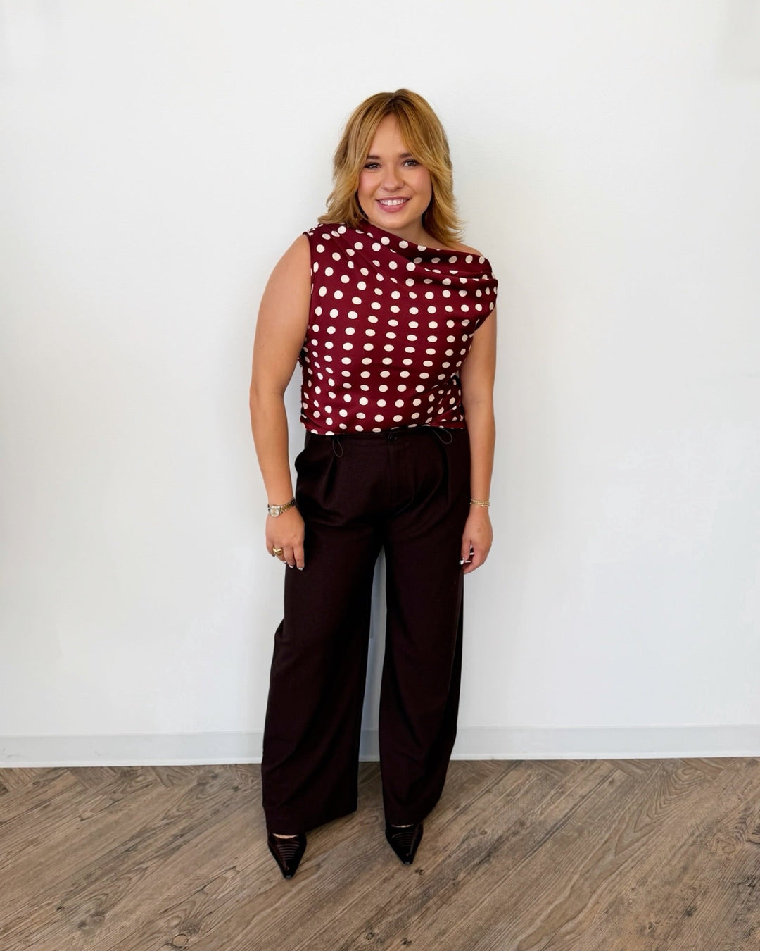 Bobbie Asymmetrical Topsleeveless top
