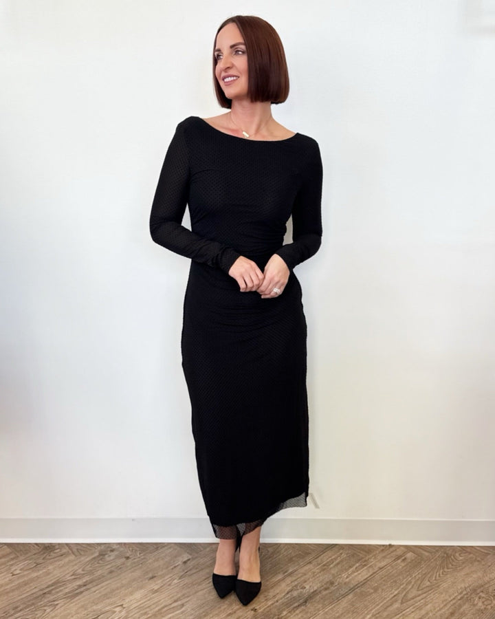 Bombshell Mesh Midi DressMidi Dress