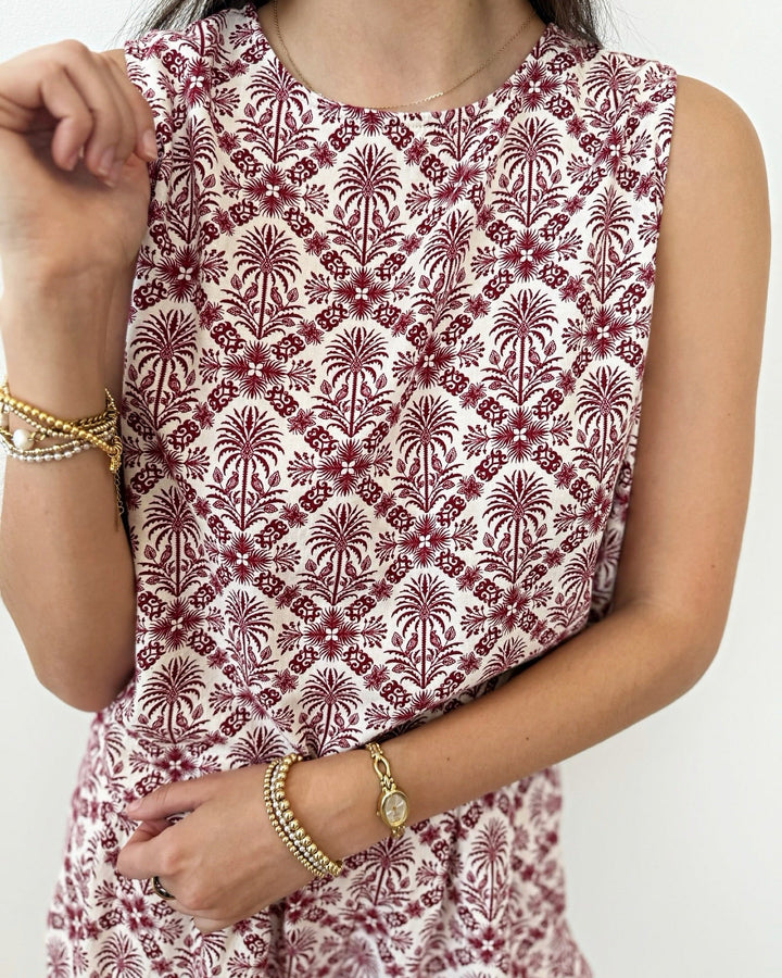 Bora Printed Sleeveless Topsleeveless top