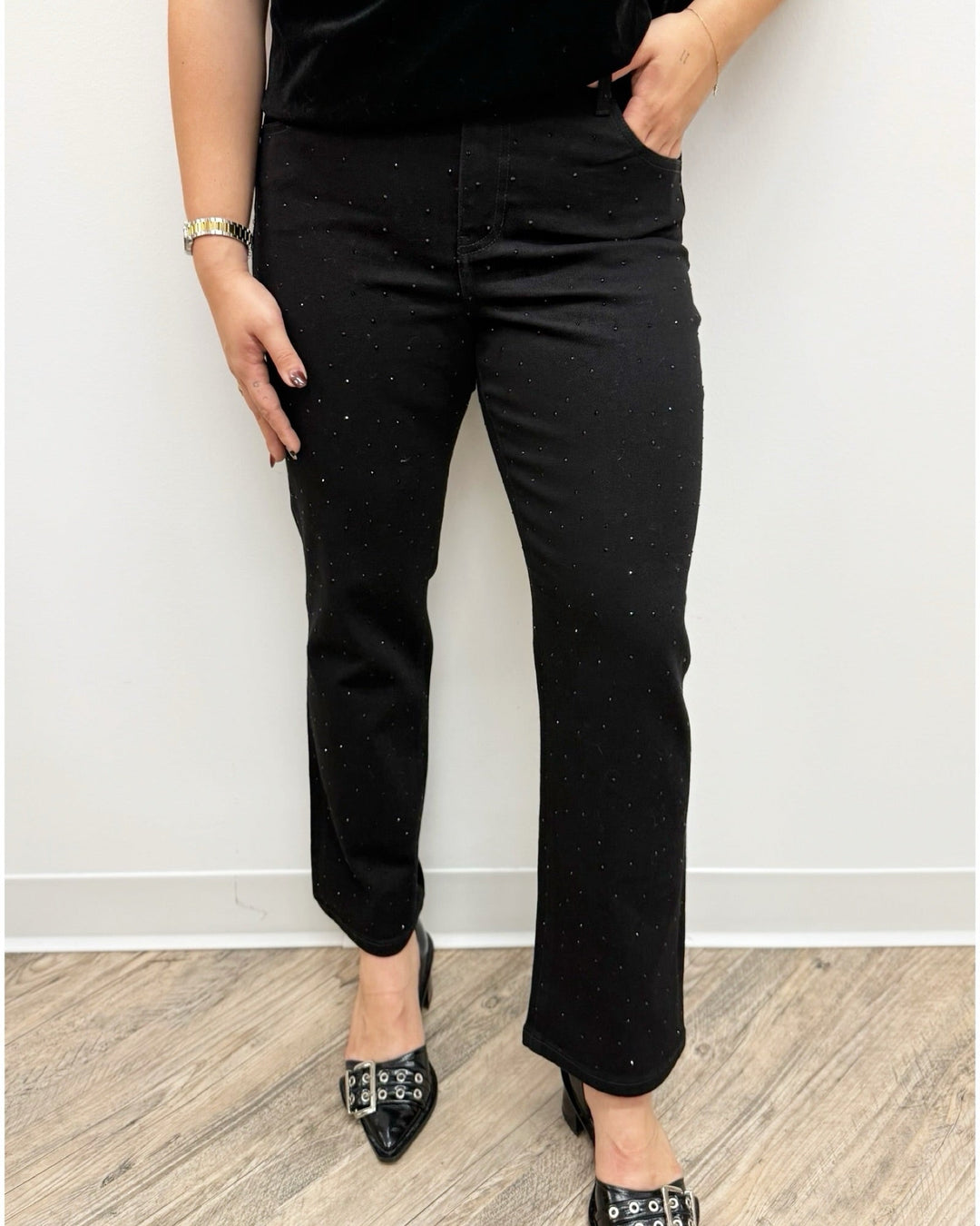 Bowie Straight Leg Embellished DenimEM3153RSD