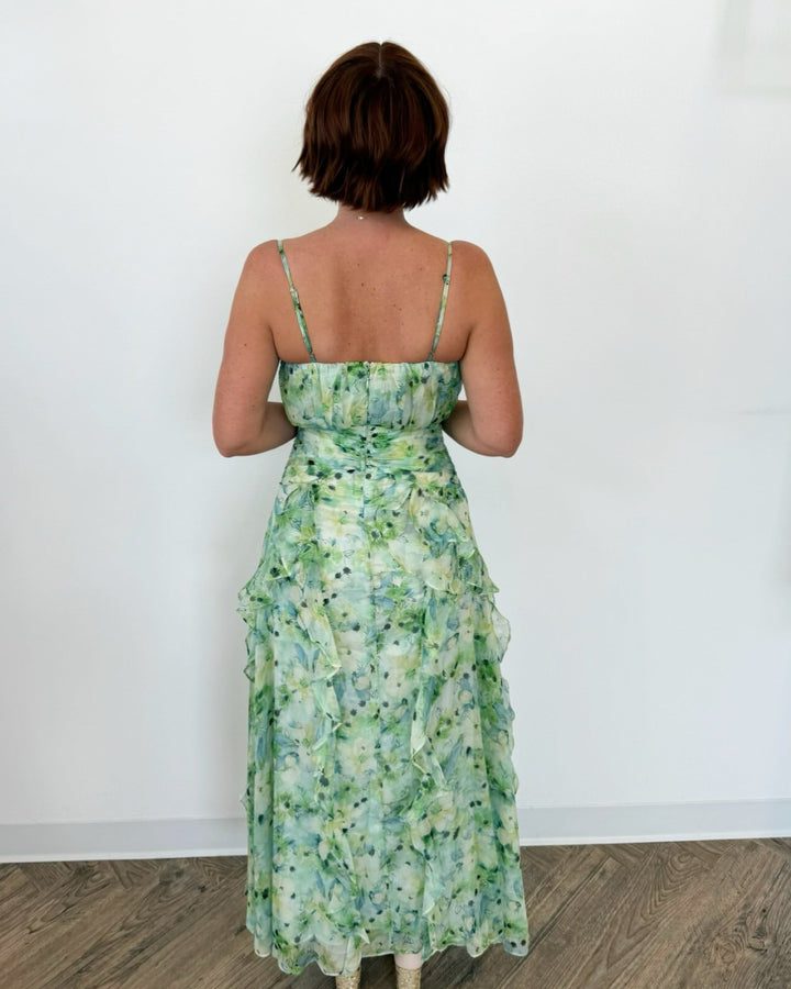 Brianna Maxi Dress with Ruffle Detailsmaxi dress