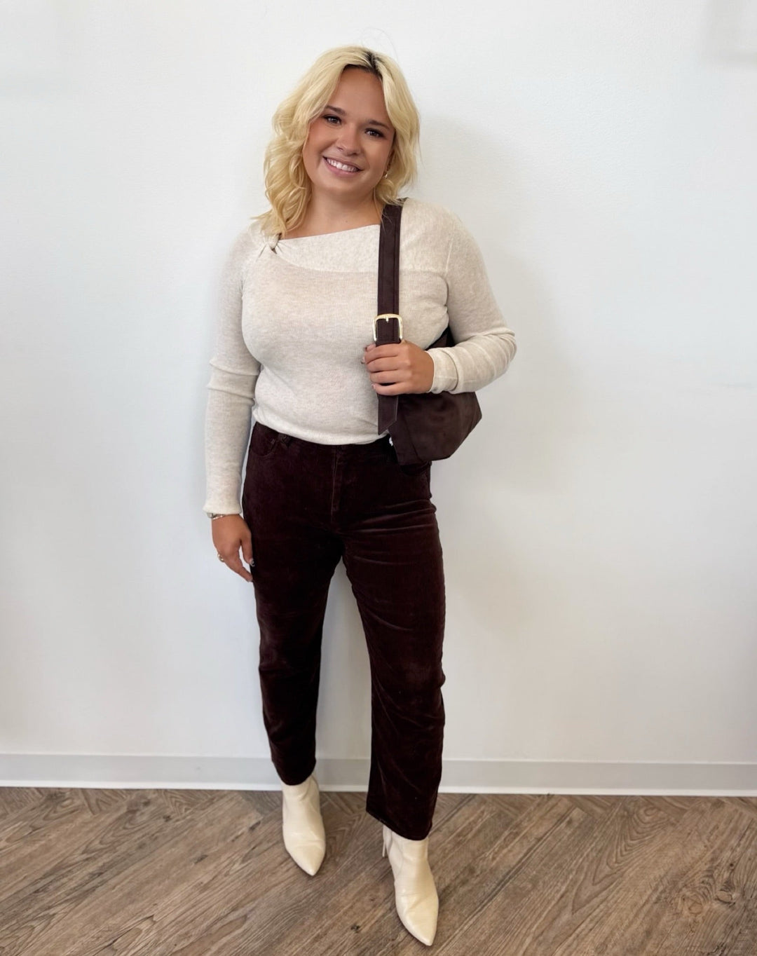 Bridger Long Sleeve Top with Twist DetailTop