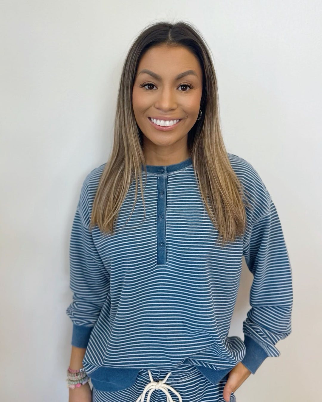 Brie Henley Pullover SweatshirtSweatshirt