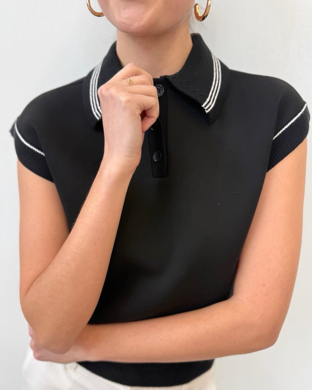 Brigette Short Sleeve Knit Topshort sleeve knit