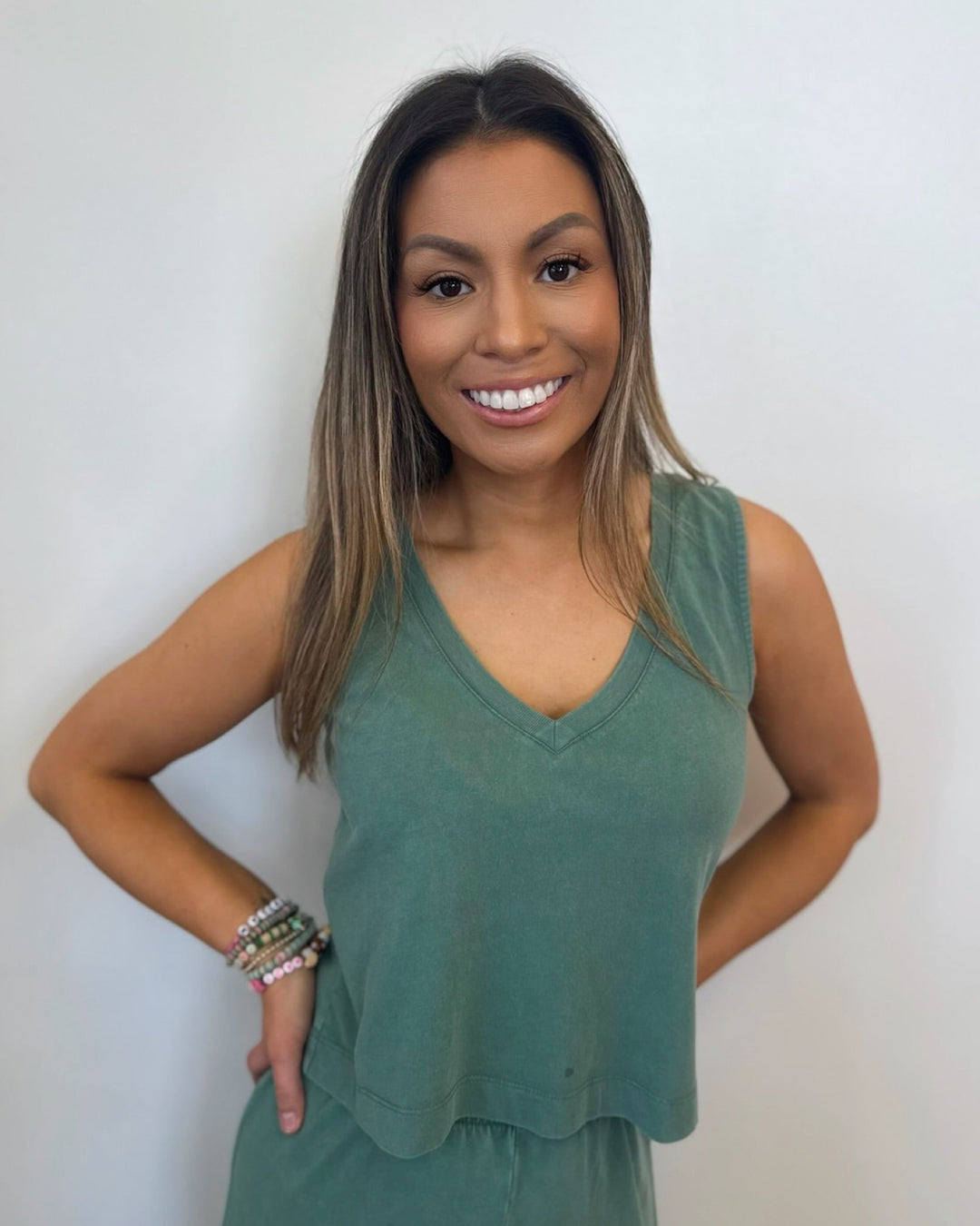 Bryn V Neck TankTank Top