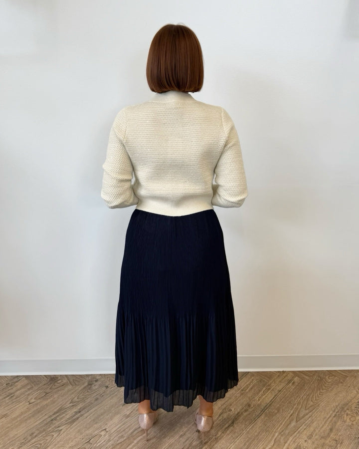 Cadence Pleated Tulle SkirtMidi Skirt