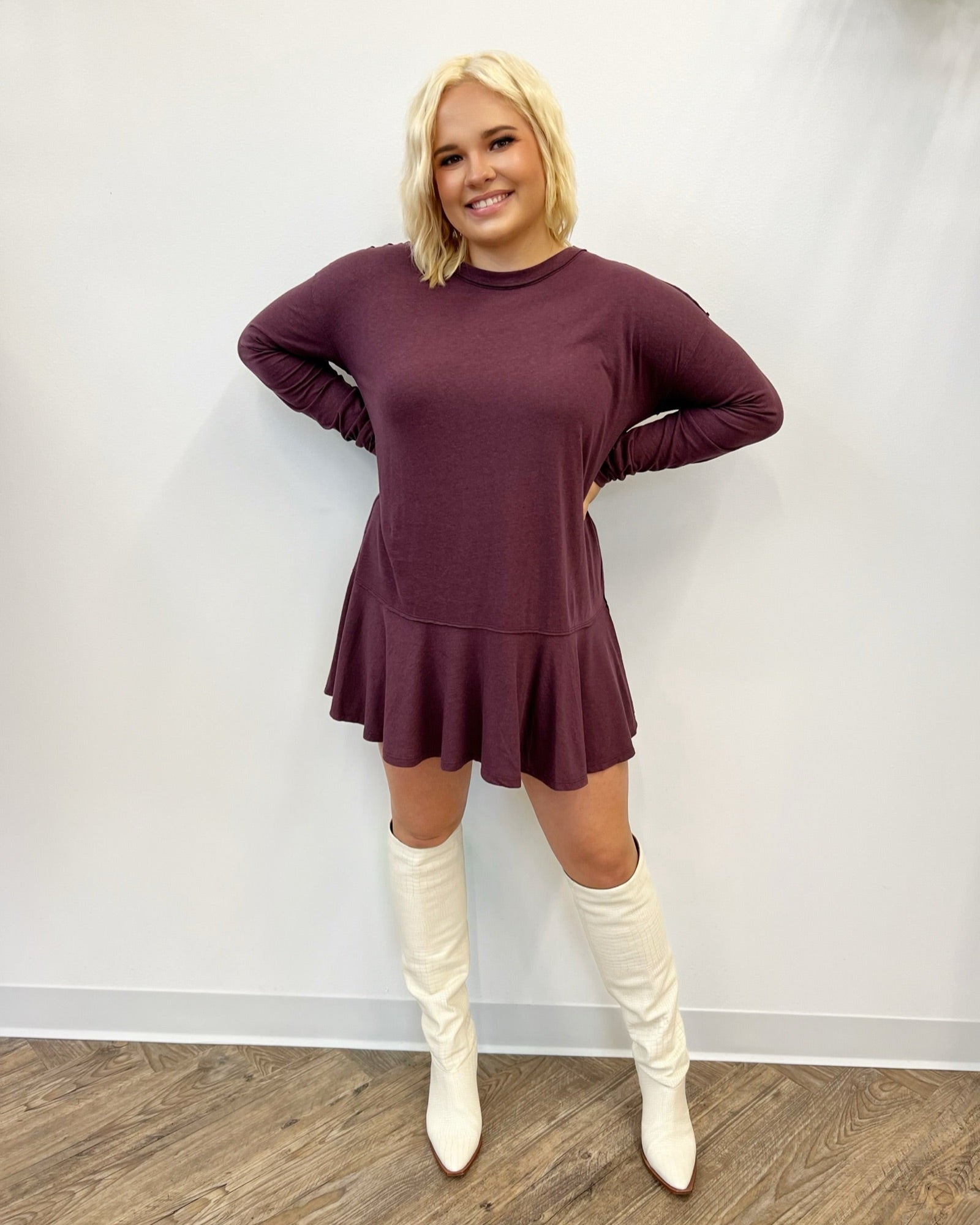 Calie Long Sleeve TeeLong Sleeve Top