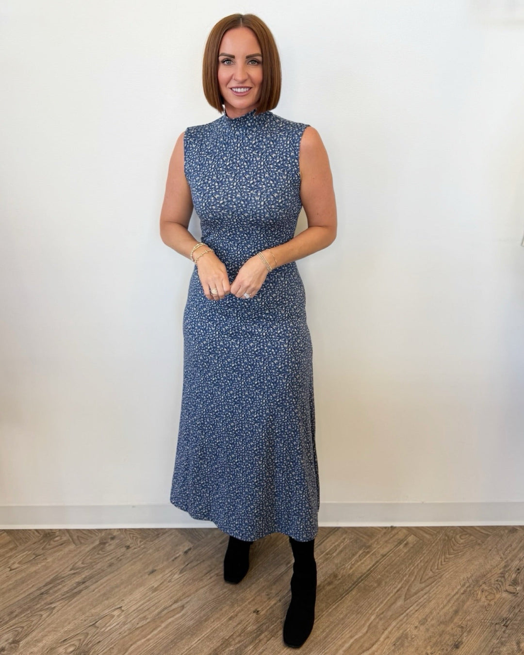 Carmena Printed Sleeveless DressDress