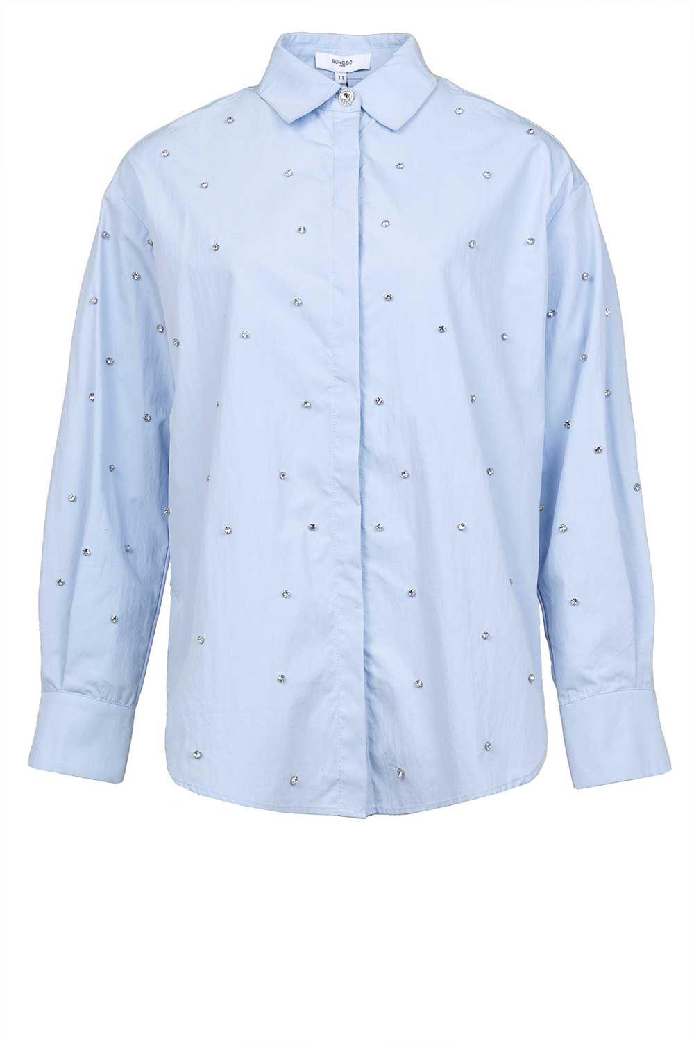 Carter Embellished Button Down Topbutton down shirt