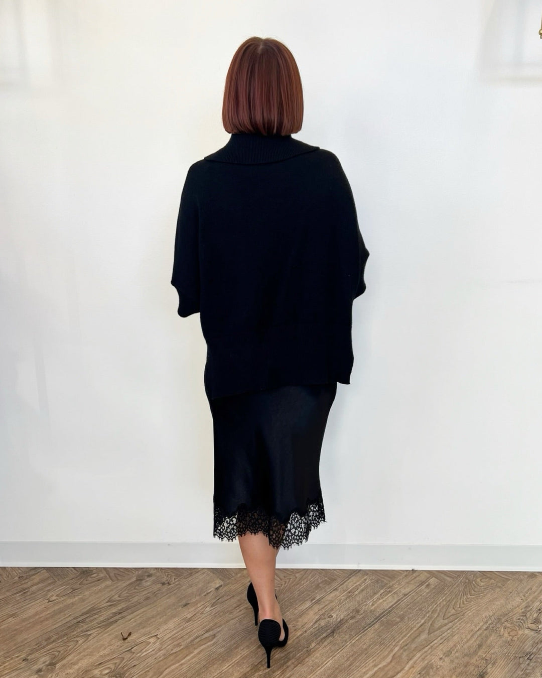 Cassandra Slip Skirt with Lace Detailskirt