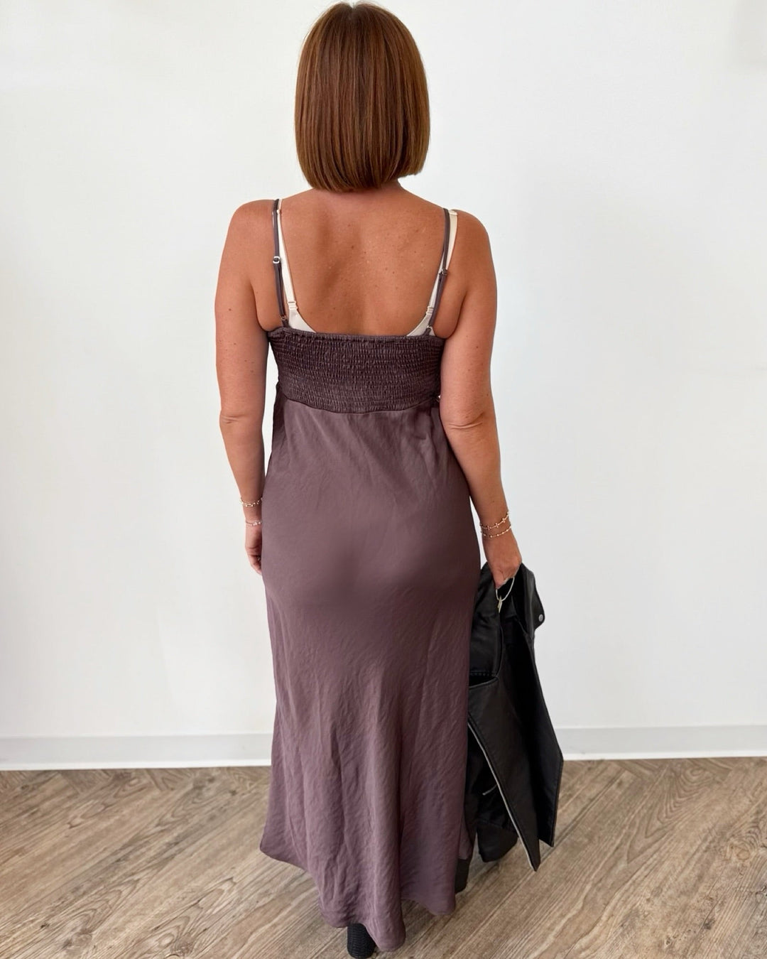 Cela Silk Slip Maxi Dress