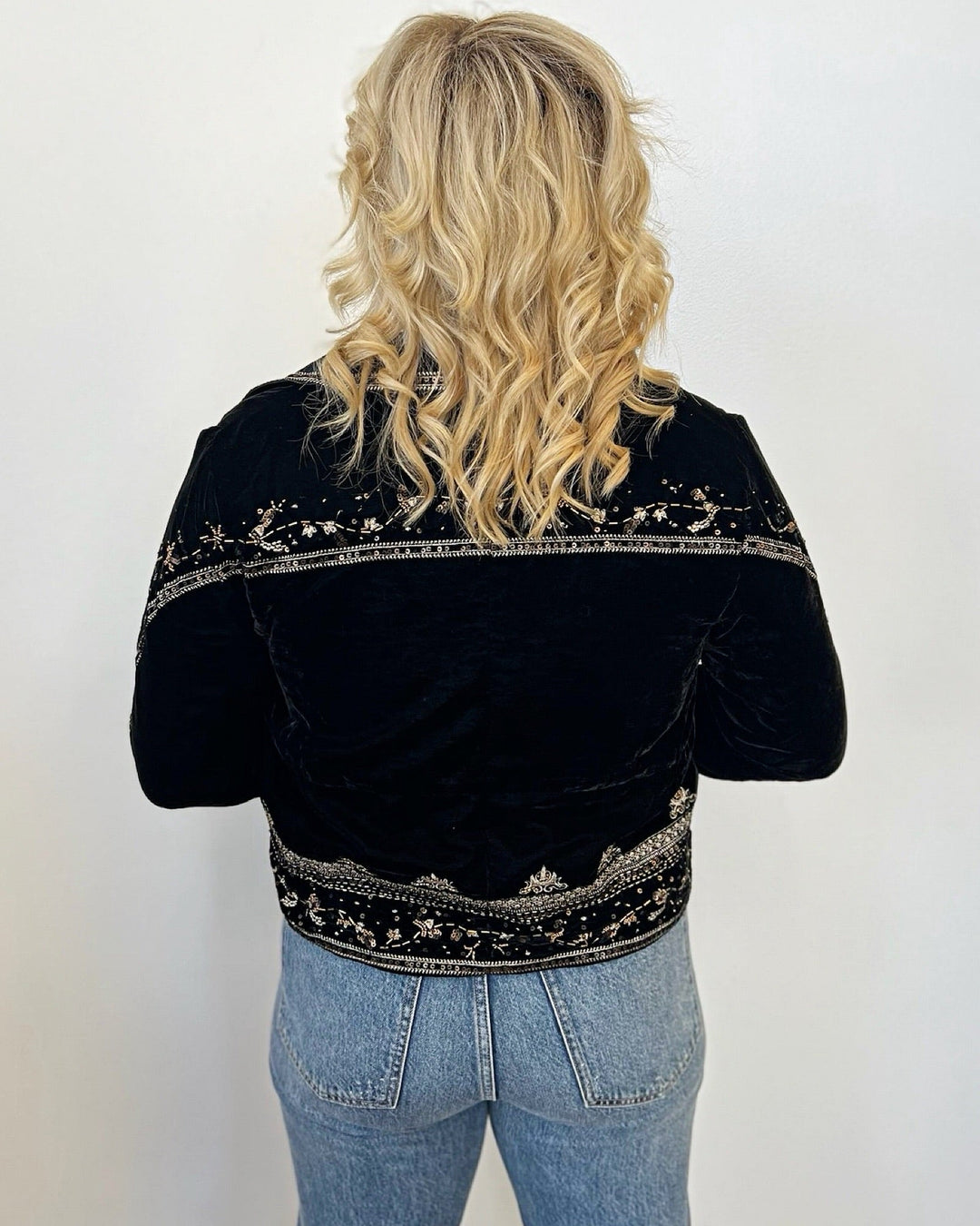 Celia Velvet Jacket with Embellishmentsjacket