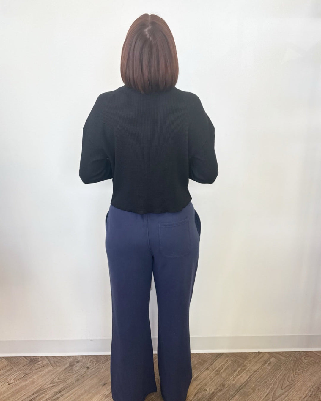 Charlene Waffle Knit Long Sleeve TopTop